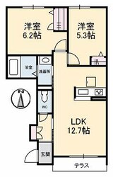 プロヌーブ中仙道の物件間取画像